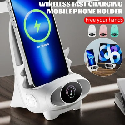 ⚡Mini Chair Wireless Fast Charger Multifunctional Phone Holder🔌