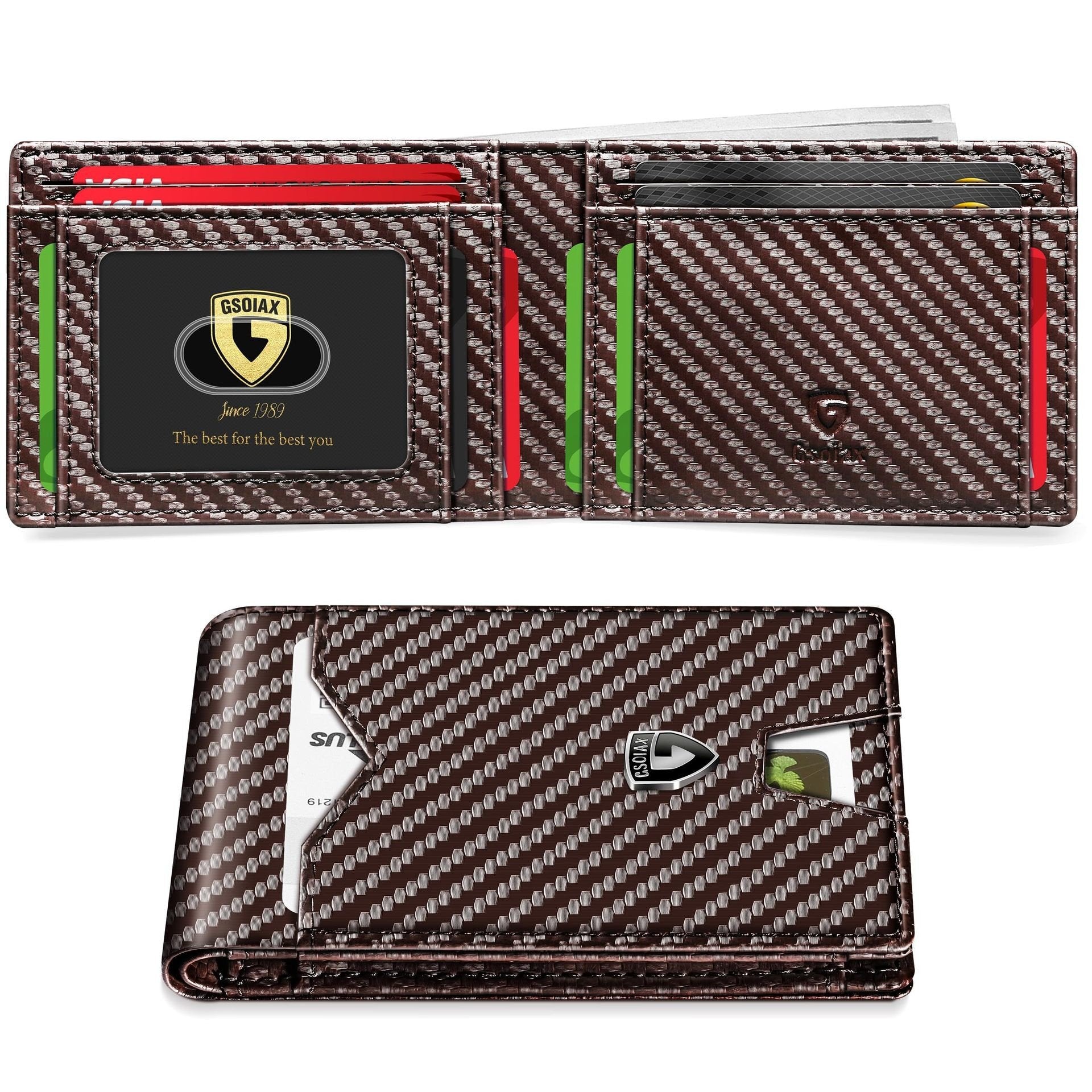 ✨️Slim Wallet for Men with Money Clip🎁💼Best Gift for Your Father Husband Male Friend
