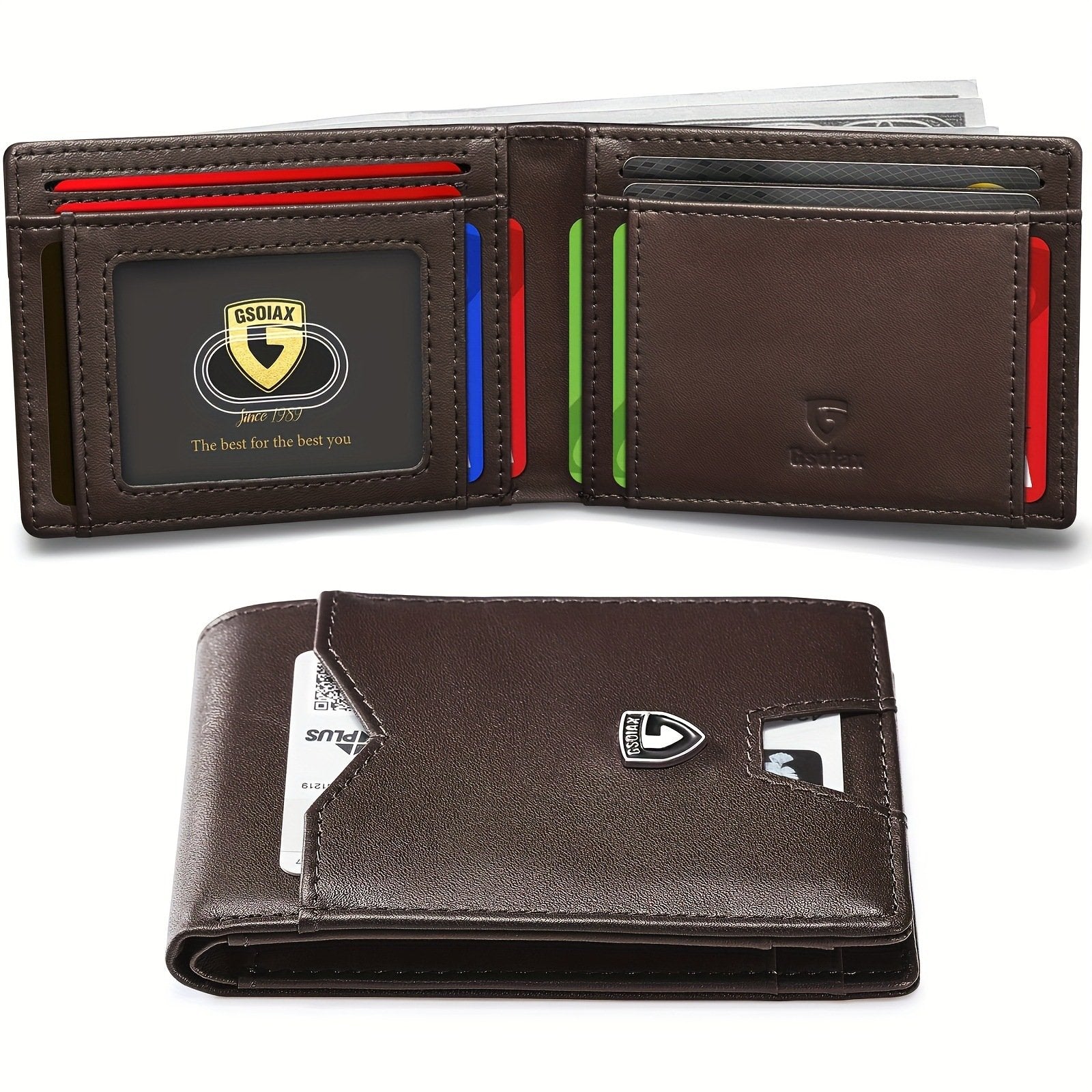✨️Slim Wallet for Men with Money Clip🎁💼Best Gift for Your Father Husband Male Friend