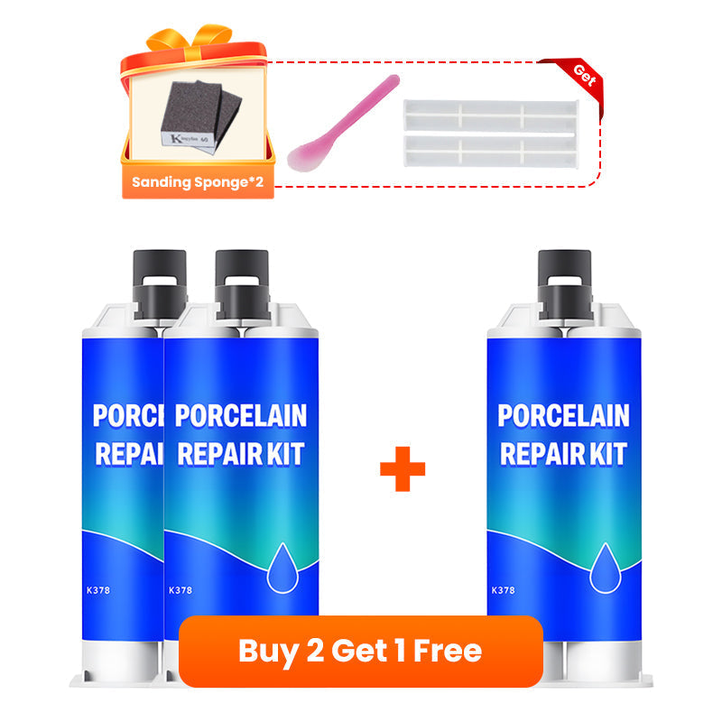 💧Multi-functional waterproof and anti-corrosion repair adhesive🔥 (suitable for ceramic floor tiles, walls, and kitchen countertops) saves time and costs.