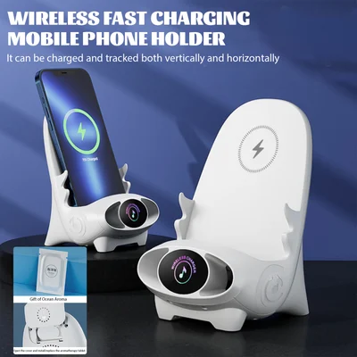 ⚡Mini Chair Wireless Fast Charger Multifunctional Phone Holder🔌