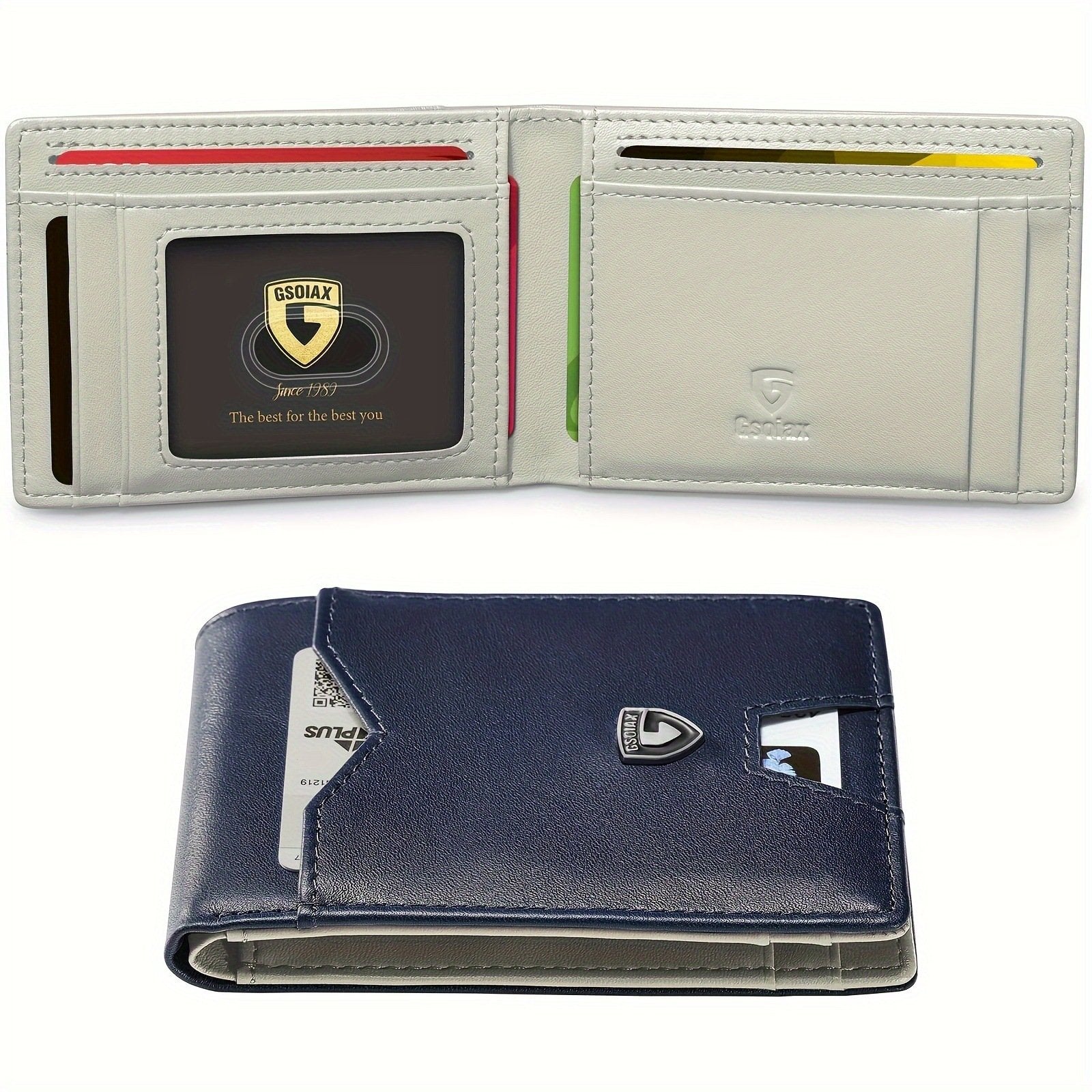 ✨️Slim Wallet for Men with Money Clip🎁💼Best Gift for Your Father Husband Male Friend