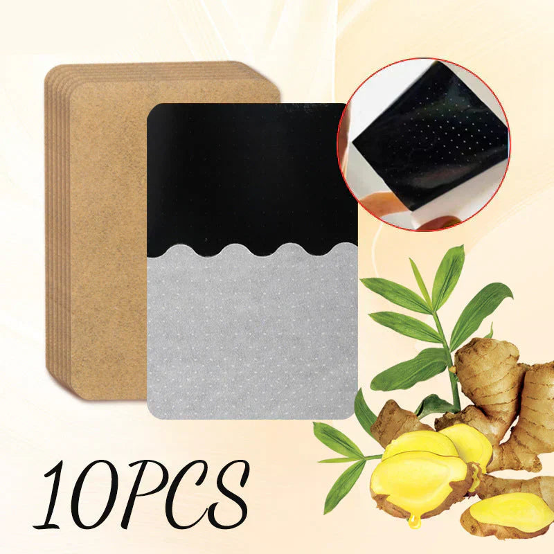 ⏳Time-Limited Sale 49% OFF⏰ Ginger Pain Relief Patches – Natural Heat Therapy for Aches & Stiffness | Stick It Where It Hurts! 💆‍♀️