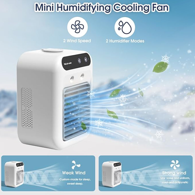 ❄️ Summer 49% Price ❄️ Mini Portable Air Conditioner with Cooling and Humidification Function
