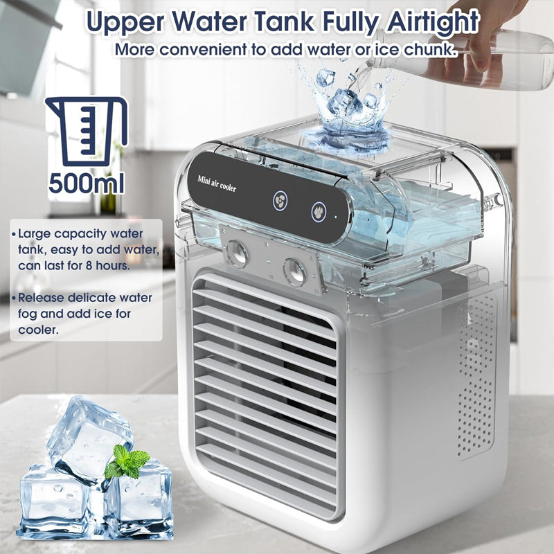 ❄️ Summer 49% Price ❄️ Mini Portable Air Conditioner with Cooling and Humidification Function