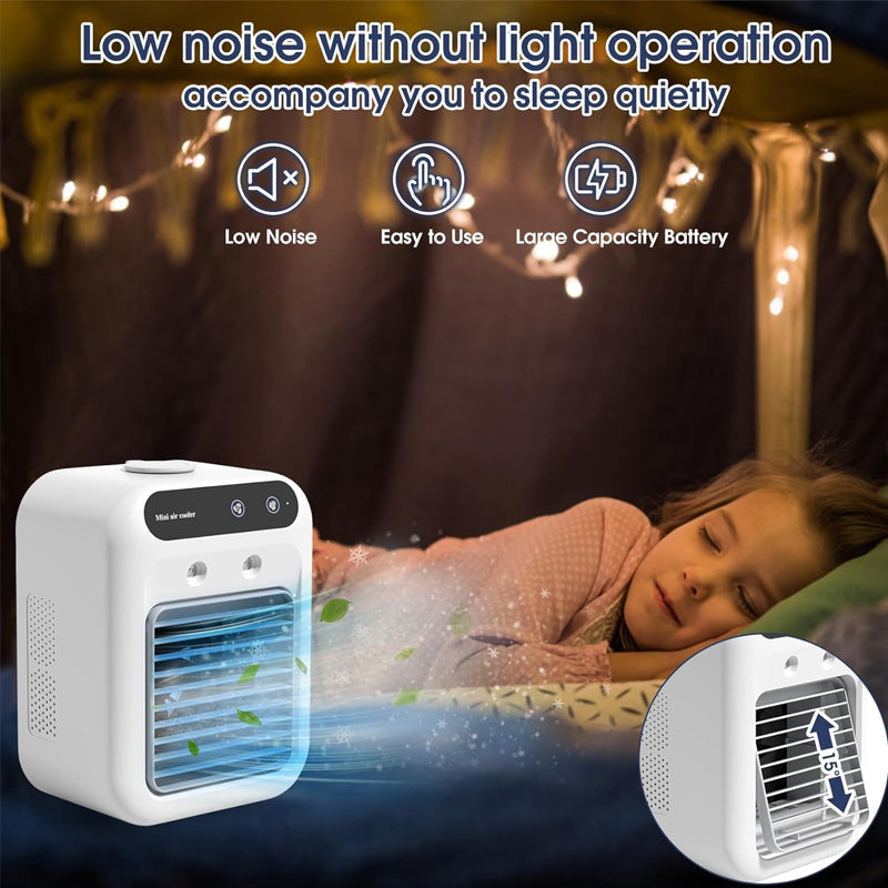 ❄️ Summer 49% Price ❄️ Mini Portable Air Conditioner with Cooling and Humidification Function