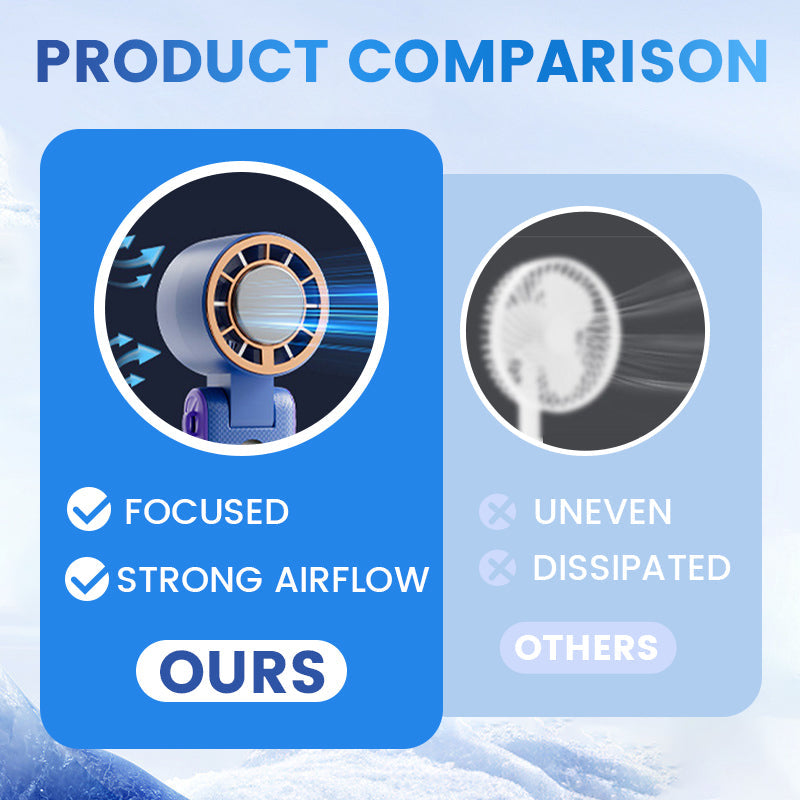 ❄️Portable Handheld & Foldable Silent Cooling Fan