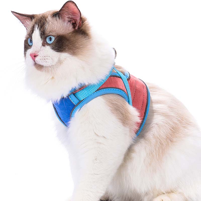 Anti-Escape Reflective Cat Harness with Leash
