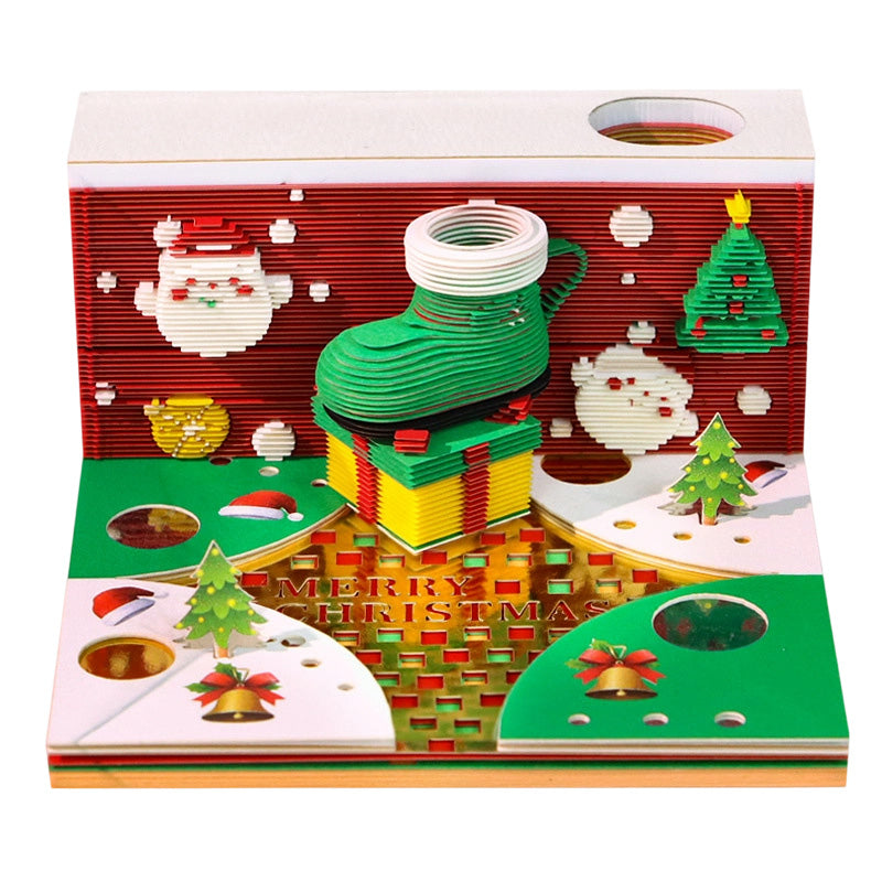 🎁Gift Idea Hot sale 50% OFF🎄Christmas 3D Paper Decoration Calendar