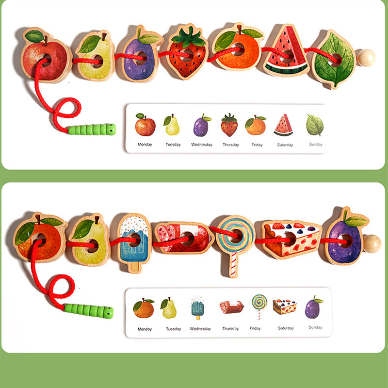 🎅Christmas Gift 50% OFF🎄Wooden Greedy Caterpillar Rope Toy for 3+ Year Old