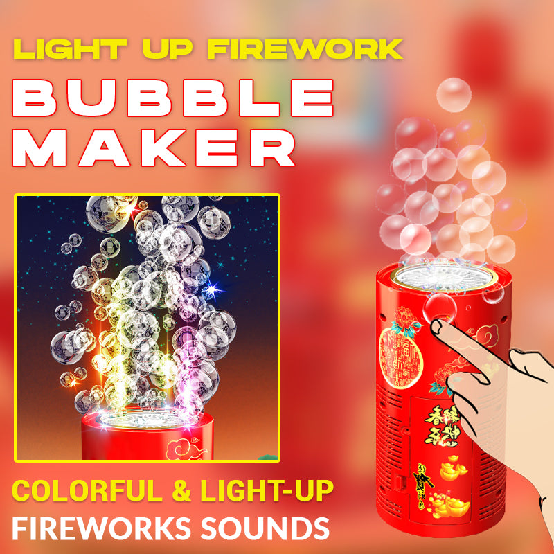 ☃ Hot Sale 49% OFF🎄Light Up Bubble Maker💥💥