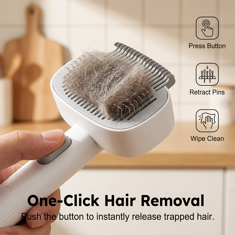 Pet Grooming Combo with Release Button